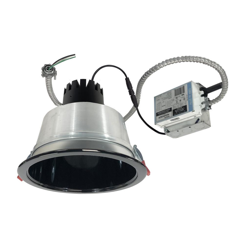 8" Sapphire III Retrofit, Black Reflector/Black Flange, 120-277V; 0-10V Dimming, 900lm / 11W,