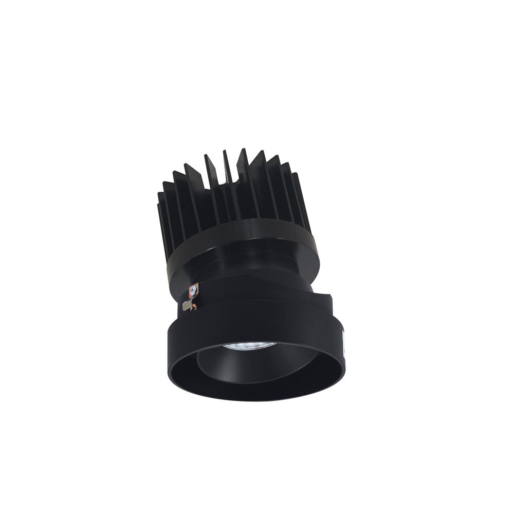 4" Iolite LED Round Trimless Adjustable, 1500lm/2000lm/2500lm (varies by housing), 3000K, Black