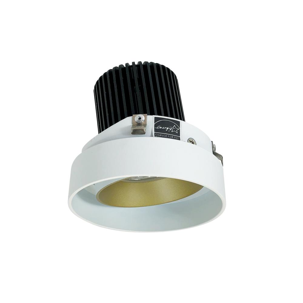 4" Iolite LED Round Trimless Adjustable, 1000lm / 14W, 2700K, Champagne Haze Adjustable / Matte