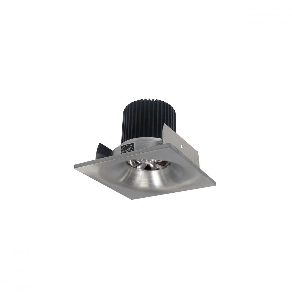 2" Iolite LED Square Bullnose, 10-Degree Optic, 800lm / 12W, 4000K, Natural Metal Finish