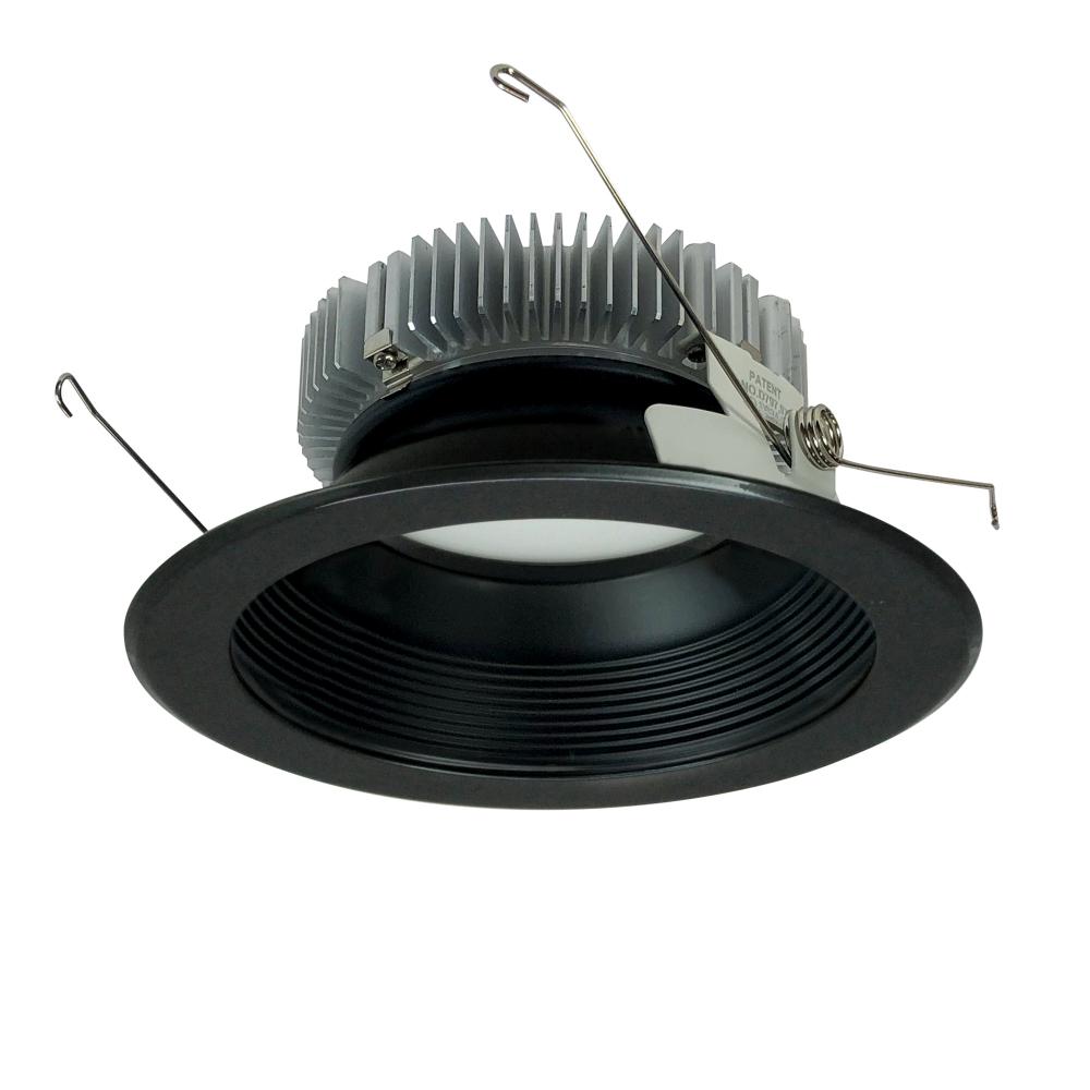 6" Cobalt Dedicated High Lumen Baffle, 2000lm, 3500K, Black Baffle / Black Flange
