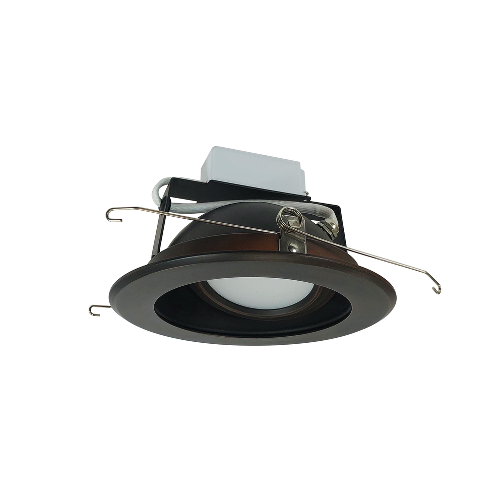 6" Cobalt Adjustable LED Retrofit, 1200lm / 14W, 3500K, Bronze Reflector / Bronze Flange