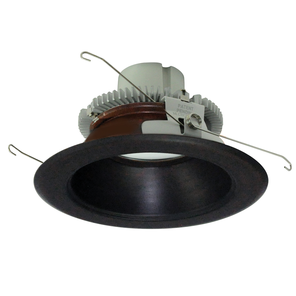 6" Cobalt Click Round Retrofit Reflector, 1000lm / 12W, 3500K, Bronze Reflector / Bronze Flange,