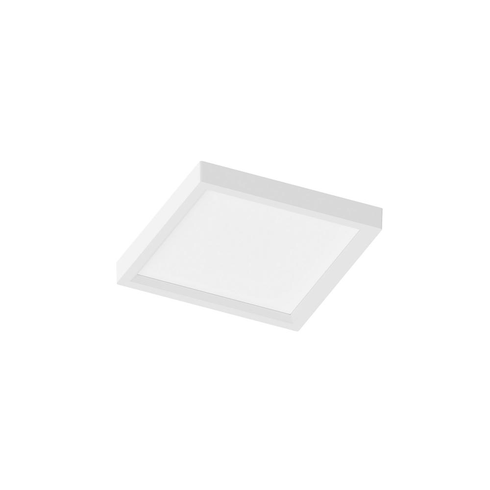 4" SURF Square LED Surface Mount with Dedicated CCT, 750lm / 11W, 3000K, Matte Powder White