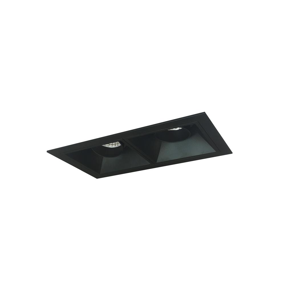 Iolite MLS 2-Head Trim Set, MPW Flange, 4000K, 1000lm, Black Adj. Snoot/Adj. Gimbal Trims