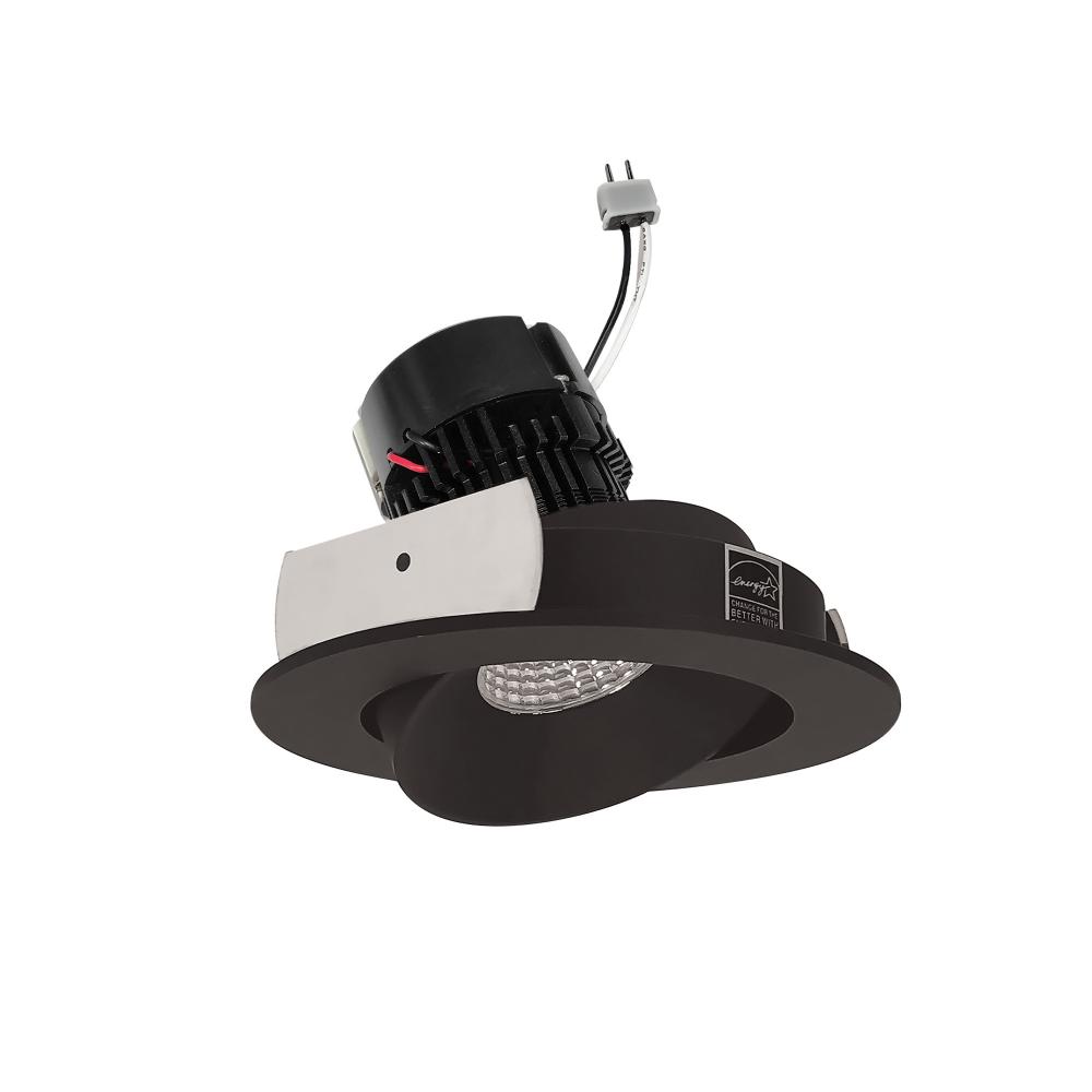 4" Pearl Low Voltage LED Round Adjustable Cone Retrofit, 1200lm / 11W, 2700K, Bronze Reflector /