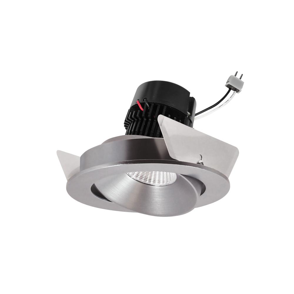 4" Pearl Low Voltage LED Round Adjustable Cone Retrofit, 1200lm / 11W, 3500K, Natural Metal