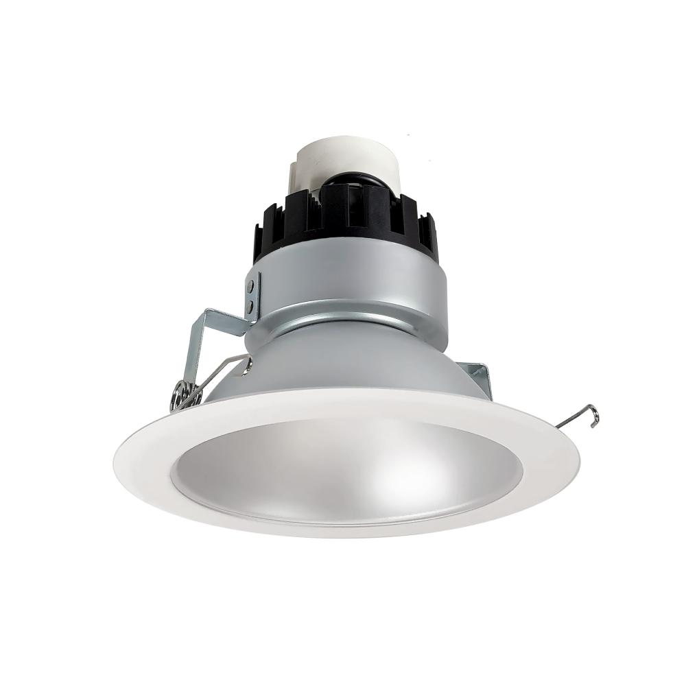 6" Marquise III Retrofit, Haze Reflector/White Flange, 120-277V; 0-10V Dimming, 1300lm / 12W,