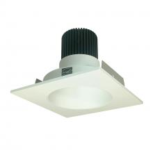 Nora NIO-4SNDC35QWW - 4" Iolite LED Square Reflector with Round Aperture, 10-Degree Optic, 850lm / 12W, 3500K, White