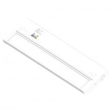 Nora NUDA-10TWMPW - 10" 120V Adjustable LEDUR Under Cabinet with Selectable CCT, Matte Powder White Finish