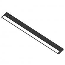 Nora NUDA-32TWB/USB - 32" 120V Adjustable LEDUR Under Cabinet with Selectable CCT & USB Ports, Black Finish