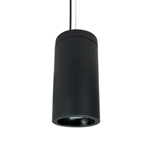 Nora NYLD2-6C075135BBB4AC - 6" Cobalt Cable Mount Cylinder, Black, 750L, 3500K, Black Reflector, 120V Triac/ELV/0-10V & 277V