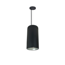 Nora NYLS3-6C1L630NP01HBB - 6" Sapphire III Cable Mount Black Cylinder, Haze Reflector/Black Flange, 120V; Phase Dimming,