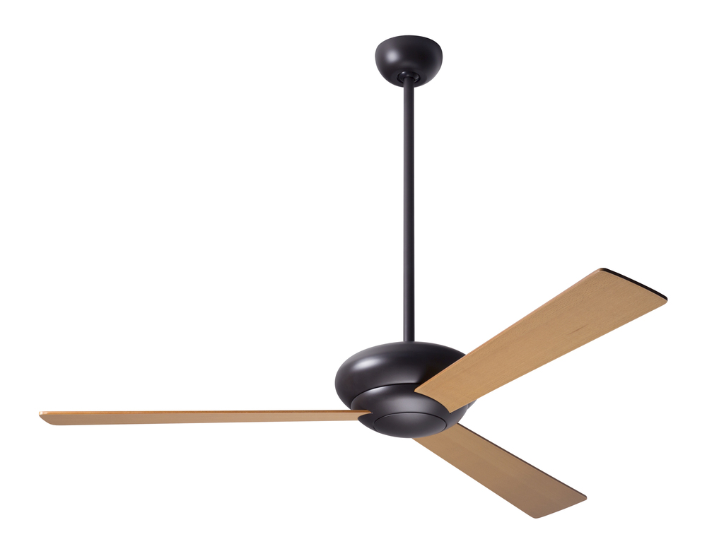 Altus Fan; Dark Bronze Finish; 52" Maple Blades; No Light; Fan Speed and Light Control (3-wire)