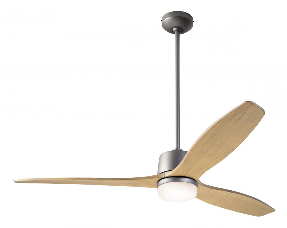 Arbor DC Fan; Graphite Finish; 54" Maple Blades; 17W LED; Wall/Remote Combo Control