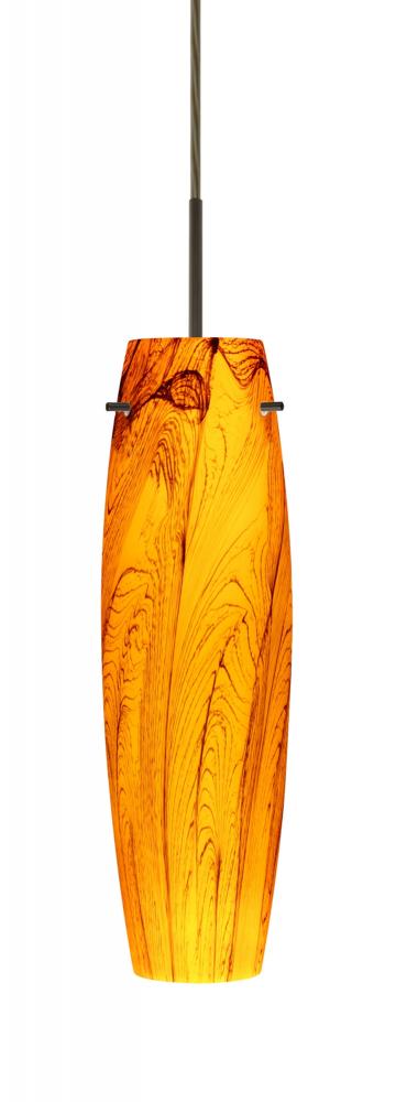 Besa Tu Tu Pendant Bronze Habanero 1x40W Halogen