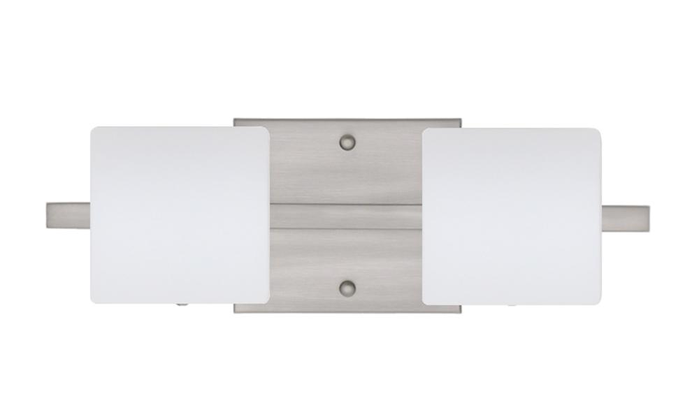 Besa Wall Paolo Satin Nickel Opal Matte 2x5W LED