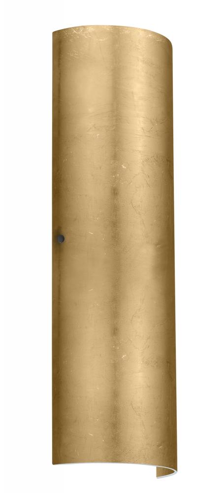 Besa Torre 22 LED Wall Gold Foil Black 2x11W LED