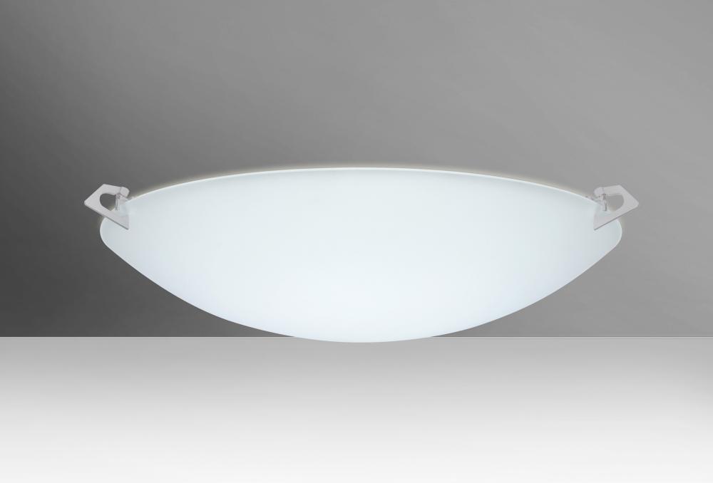 Besa Ceiling Sonya 20 Satin Nickel Satin Frost 3x100W Medium Base