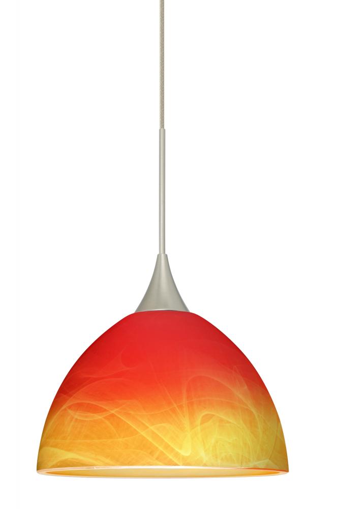 Besa Pendant For Multiport Canopy Brella Satin Nickel Solare 1x50W MAX GY6.35 Base