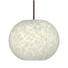 Besa Lighting 1JC-477619-BR-L - Besa Pendant Luna Bronze Carrera 1x100W Medium Base, 15Ft. Cord