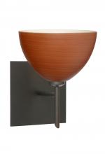 Besa Lighting 1SW-4679CH-BR-SQ - Besa Wall With SQ Canopy Brella Bronze Cherry 1x40W G9