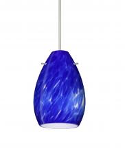 Besa Lighting 1XT-171386-SN - Besa Pendant Pera 6 Satin Nickel Blue Cloud 1x50W MAX GY6.35 Base