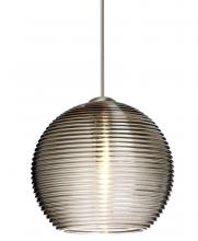 Besa Lighting 1XT-461502-SN - Besa Pendant Kristall 6 Satin Nickel Smoke 1x35W MAX GY6.35 Base