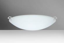 Besa Lighting 841925-MED-SN - Besa Ceiling Sonya 20 Satin Nickel Satin Frost 3x100W Medium Base