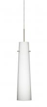 Besa Lighting B-567407-SN - Besa Camino Pendant For Multiport Canopy Satin Nickel Opal Matte 1x40W E12 base