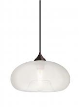 Besa Lighting J-BANAFR-BR - Besa Pendant For Multiport Canopy Bana Bronze Frost 1x60W Medium Base