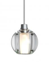 Besa Lighting RXP-BOCA5CL-SN - Besa, Boca 5 Cord Pendant, Clear, Satin Nickel Finish, 1x35W MAX GY6.35 Base
