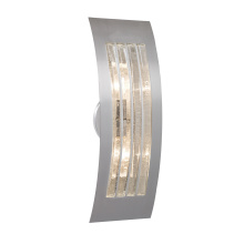 Besa Lighting SAIL17BB-EDIL-SL - Besa, Sail Wall Sconce, Bubble, Silver Finish, 2x8W LED Filament