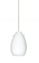 Besa Lighting X-171307-SN - Besa Pendant For Mulitport Canopy Pera 6 Satin Nickel Opal Matte 1x50W Halogen