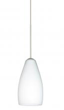 Besa Lighting X-719807-SN - Besa Pendant For Multiport Canopy Karli Satin Nickel Opal Matte 1x50W MAX GY6.35 Base