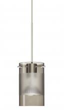 Besa Lighting XP-6524ES-SN - Besa Pendant Scope 4 Satin Nickel Smoke/Frost 1x50W MAX GY6.35 Base MR16
