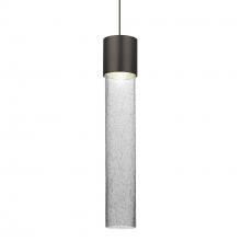 Besa Lighting XP-WAND12CL-LED-BR - Besa Wanda 12 Pendant, Clear Bubble, Bronze Finish, 1x3W LED