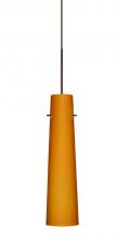 Besa Lighting RXP-567480-BR - Besa Camino Pendant Bronze Amber Matte 1x50W MAX GY6.35 Base