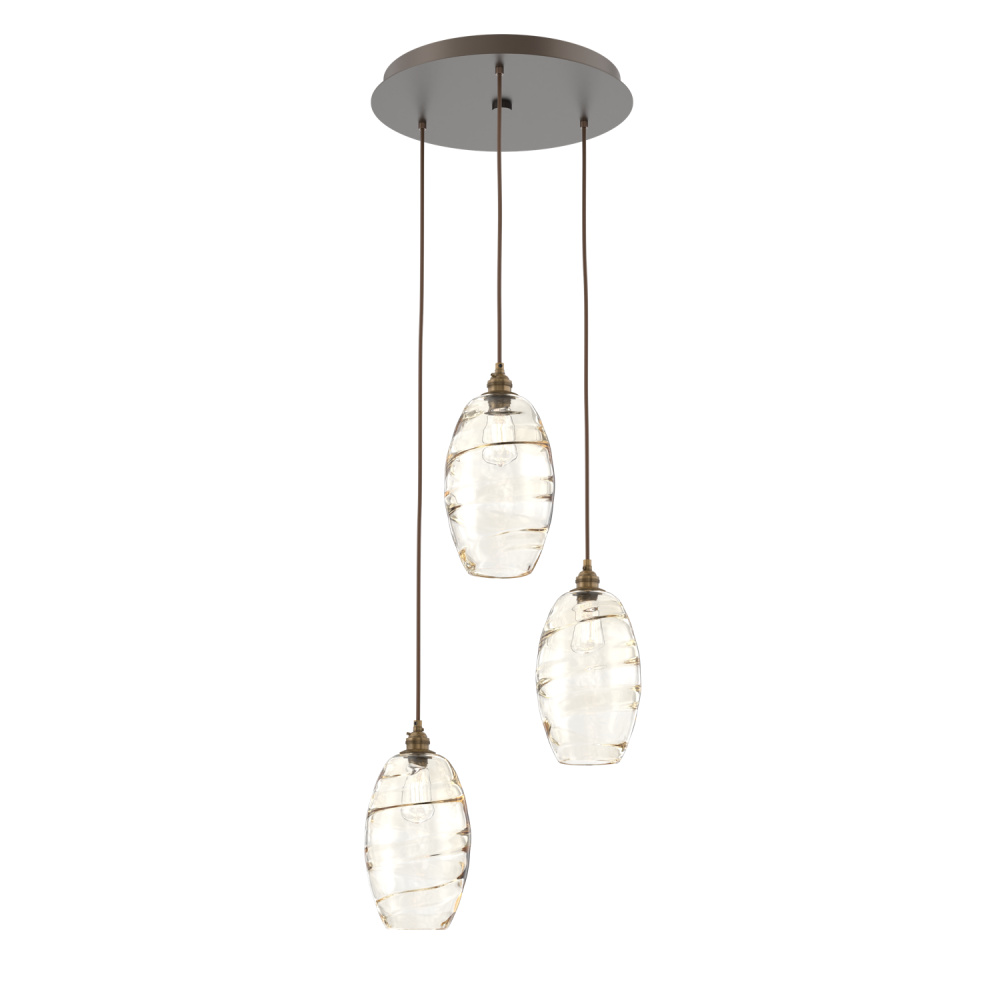 Ellisse Round 3pc Multi-Pendant