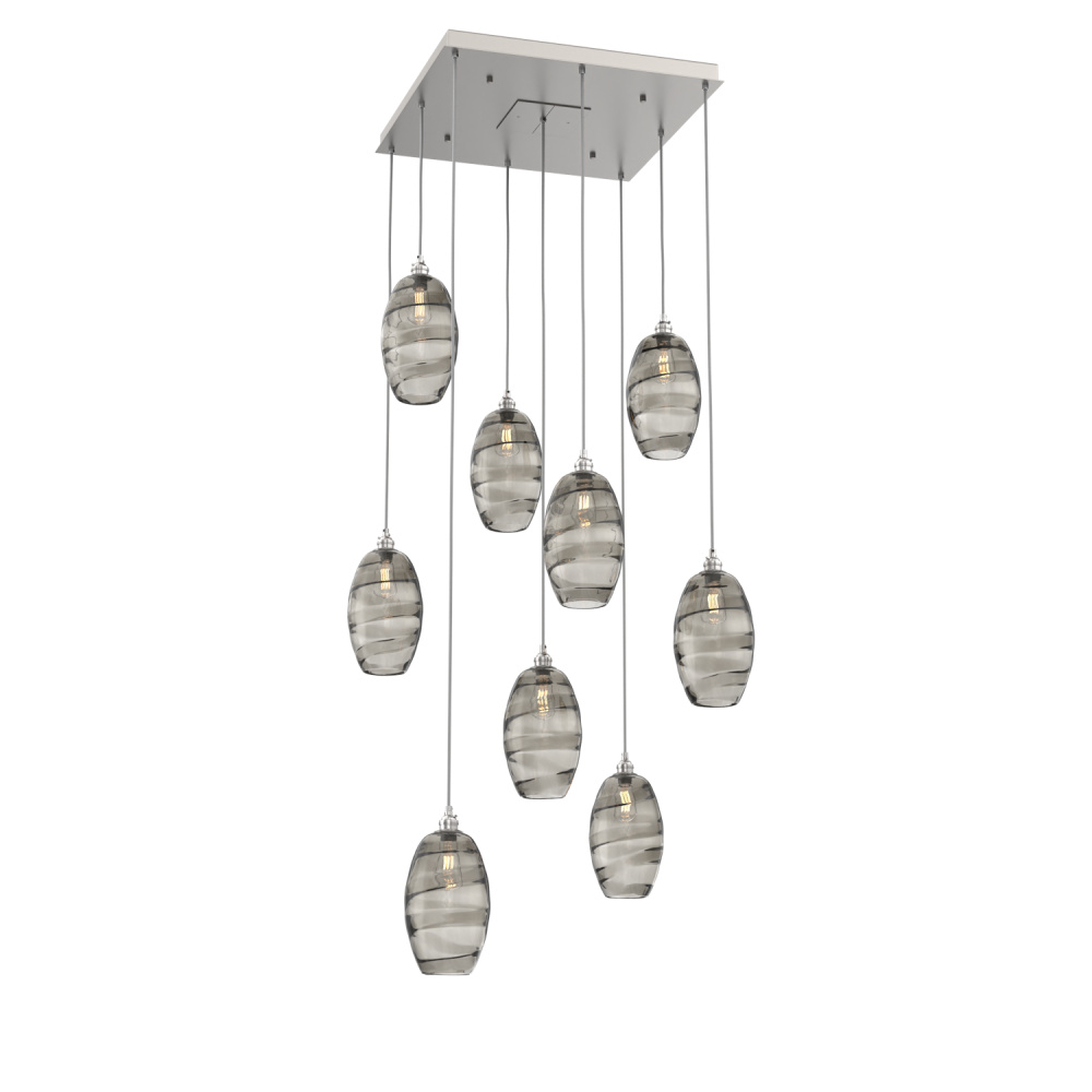 Ellisse Square 9pc Multi-Pendant