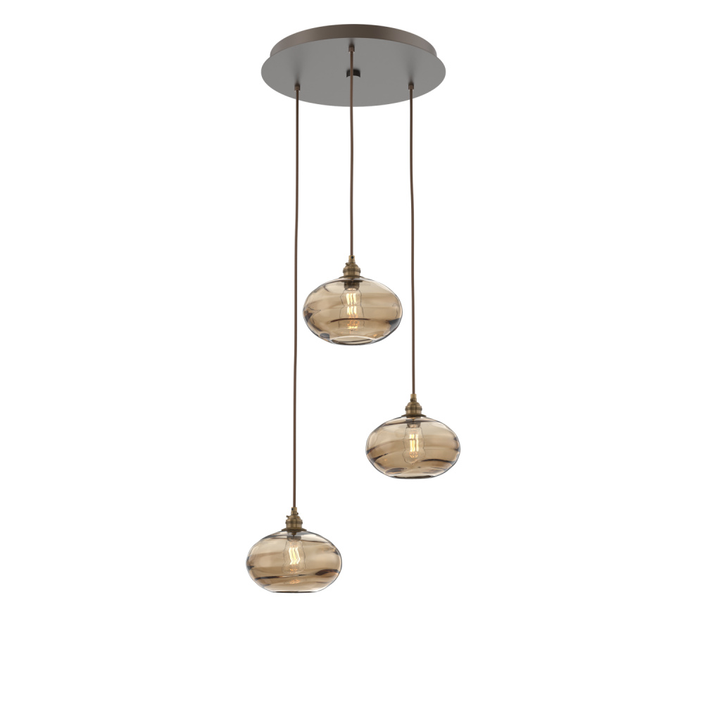 Coppa Round 3pc Multi-Pendant