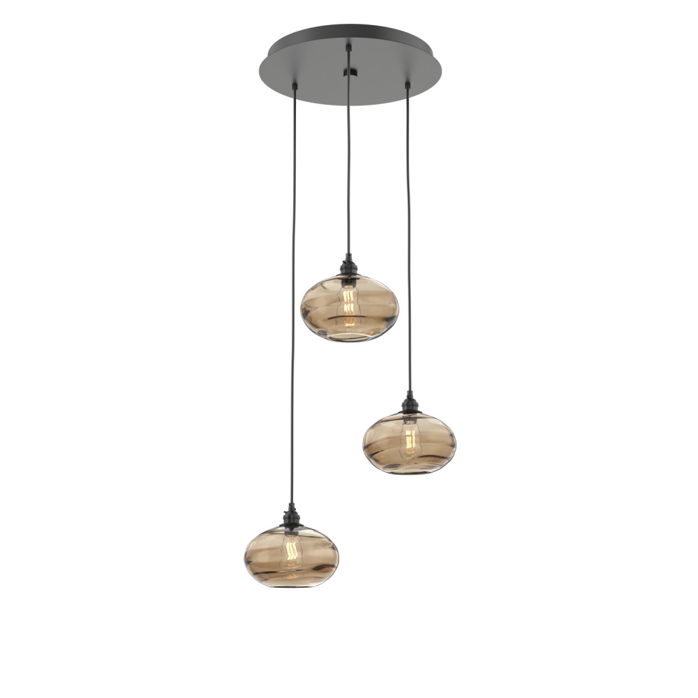 Coppa Round 3pc Multi-Pendant