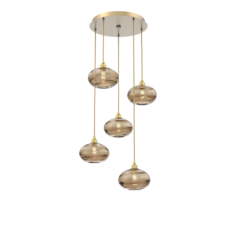 Coppa Round 5pc Multi-Pendant