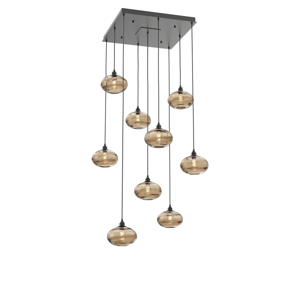 Coppa Square 9pc Multi-Pendant