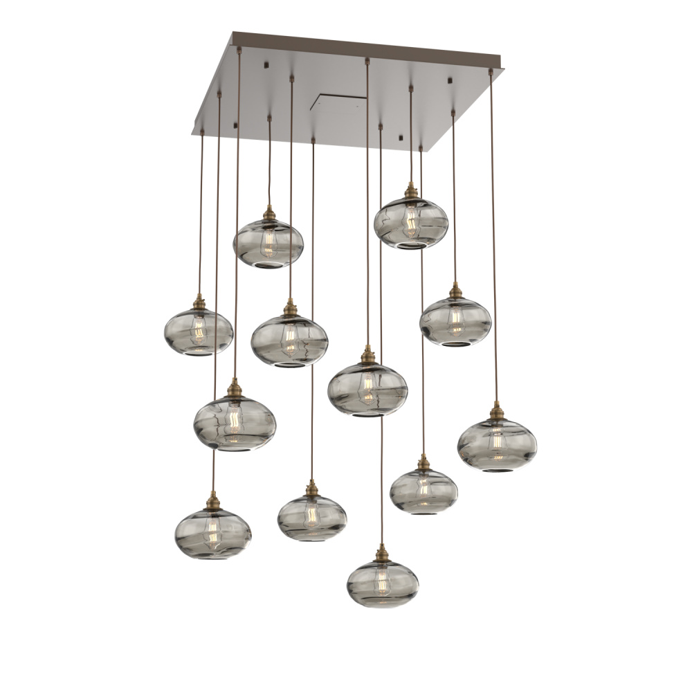 Coppa Square 12pc Multi-Pendant