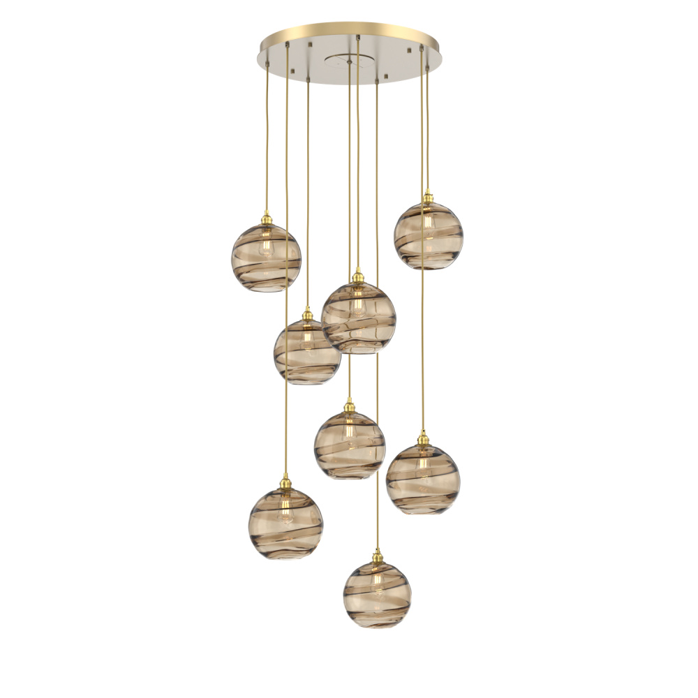 Terra Round 8pc Multi-Pendant