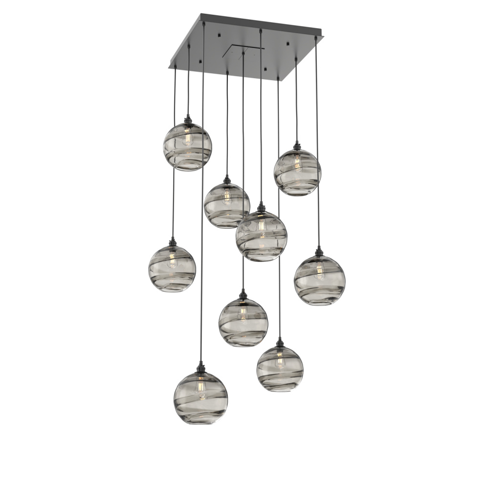 Terra Square 9pc Multi-Pendant