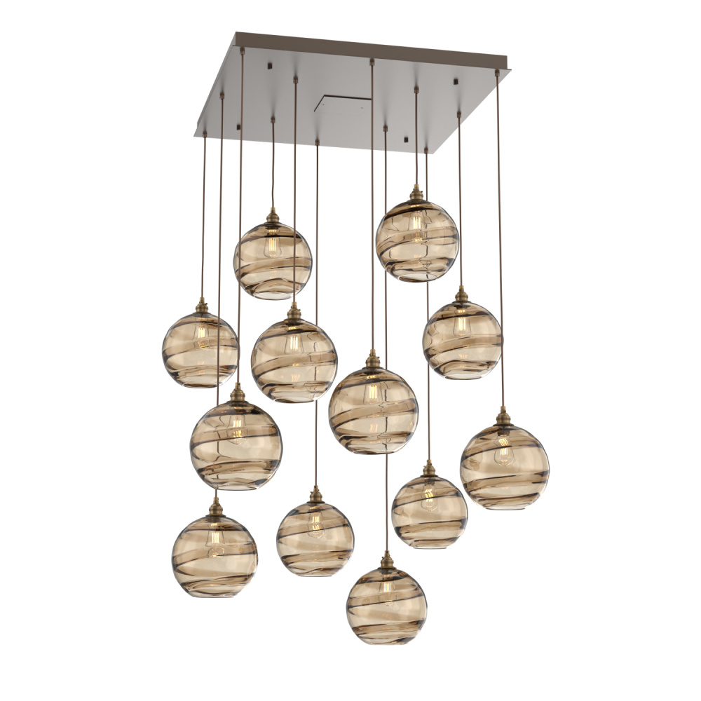 Terra Square 12pc Multi-Pendant