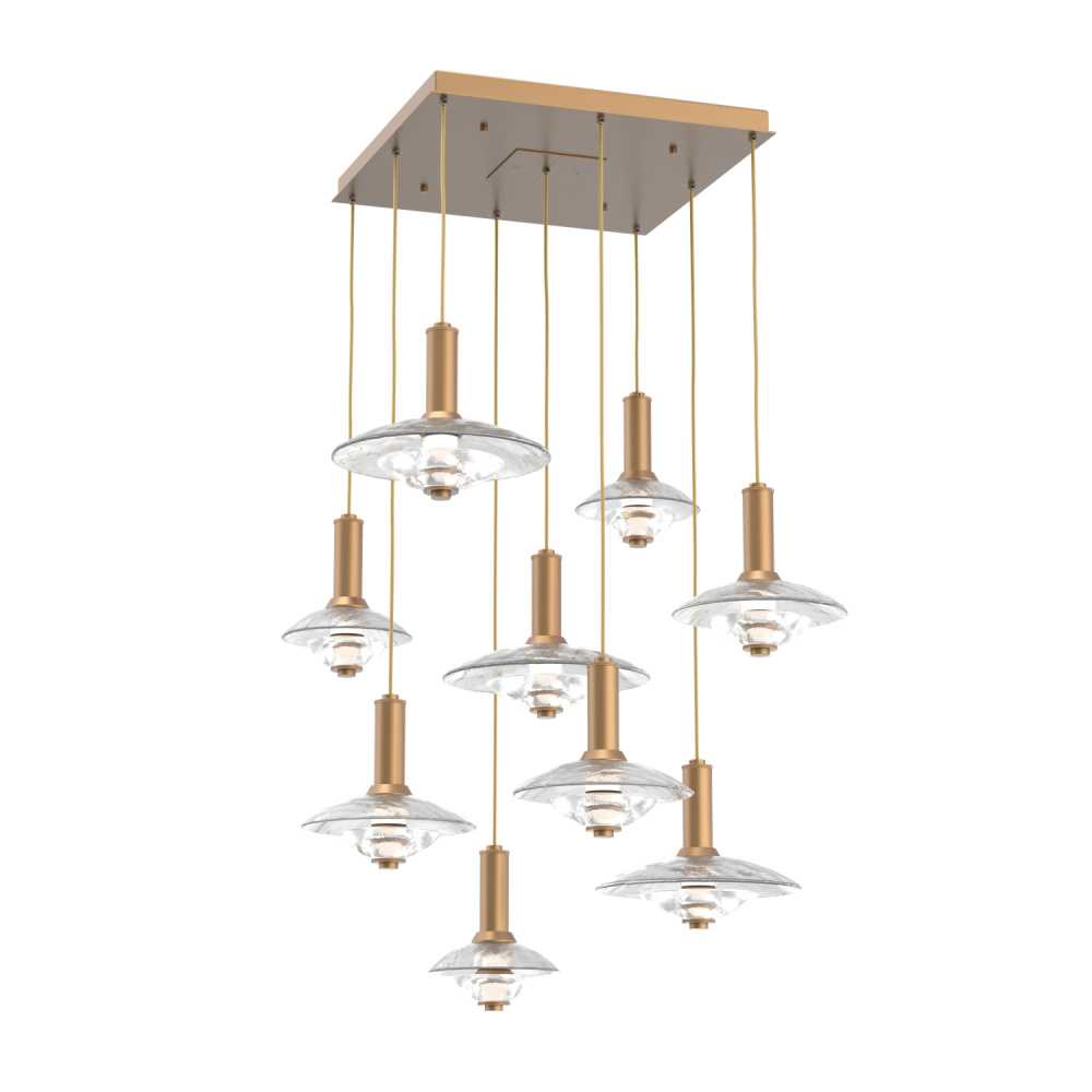 Cirrus Square 9pc Multi-Pendant