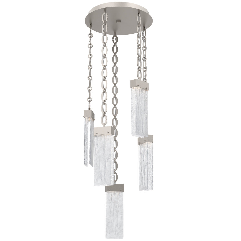 Parallel Round 5pc Multi-Pendant with Chain